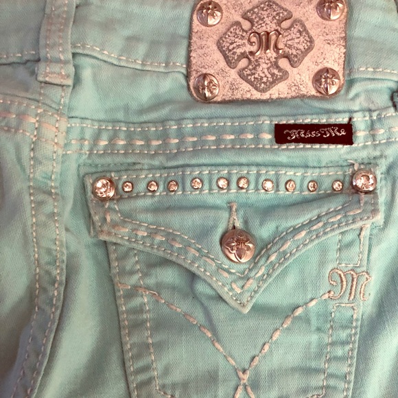 Miss Me Denim - 🧚🏻‍♂️👖Miss Me turquoise skinny jeans